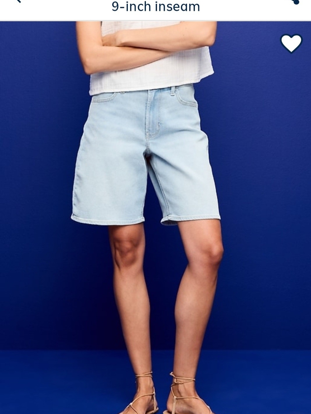 High-waisted Wow Denim Short For Women